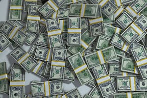 a lot of money 